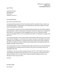 While all cover letters should be written for each individual position you apply for, there are some common elements in all cover letters you should include. Cover Letter Brooklynn Bright Pdf