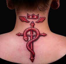 This symbol of death and rebirth can be found anywhere on the body, including the tongue (in gluttony's case) and eyes (like. Full Metal Alchemist Symbol By Marc Durrant Tattoonow