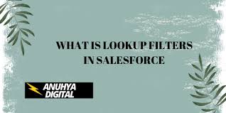 WHAT IS LOOKUP FILTERS IN SALESFORCE - Learn Salesforce with Anuhya Digital