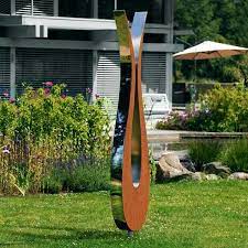 Posted on monday march 24, 2014. Contemporary Garden Sculpture Stainless Steel Sculpture Garden Art