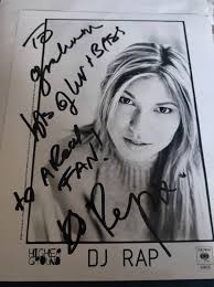 Picture she signed for me in Orlando around 1999