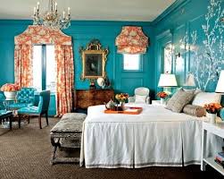 Melon And Turquoise Room Turquoise Room Beautiful Bedrooms Modern Chic Bedrooms