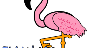 Now draw a nose and two curved lines below it to make the mouth. How To Draw Cartoon Pink Flamingos In Easy Steps Lesson How To Draw Step By Step Drawing Tutorials