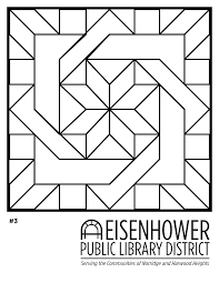 Color gorgeous quilt patterns and create fun designs with our printable pages! Quilt Square Coloring Pages Eisenhower Public Library