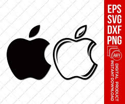 Apple Icon Svg Apple Logo Apple Silhouette Apple Svg Apple Dxf Apple Png Apple Eps Cli Apple Icon Apple Silhouette Apple Logo