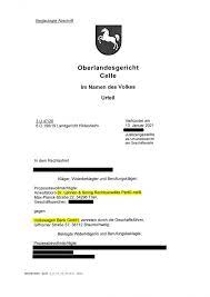 They can also improve the performance of our online advertising. Olg Celle Autokreditvertrag Der Vw Bank Rechtsfehlerhaft