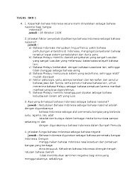 Sebagai sarana pengembangan ilmu pengetahuan. Doc Latihan Soal Bahasa Indonesia Rinia Puji Agustiani Academia Edu