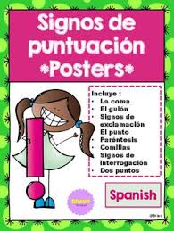 Signos De Puntuacion Posters Punctuation Marks Spanish Posters Punctuation Marks Punctuation Teachers Pay Teachers