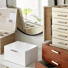 Our jewelry boxes & organizers category offers a great selection of jewelry armoires and more. Mid Century Jewelry Box Large Acorn