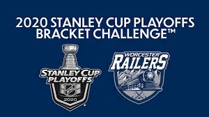 Won our towns city league, one of the staff made a kickass stanley cup out of old hockey sticks. 2020 Stanley Cup Playoffs Bracket Challenge Railershc Com