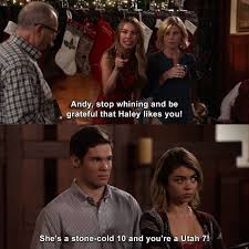 Start studying all american season2. Modern Family White Christmas Gloriadelgadopritchett Modernfamily Whitechristmas Memes Tv Modern Family Quotes Modern Family Funny Modern Family Memes
