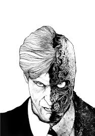 Two Face Sinpiggyhead 2020 Tattoo Illustration If you're drawing only one card, you can't get two face cards. two face sinpiggyhead 2020