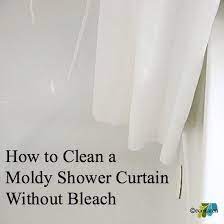 You don't want to be taking a shower next to that, do you? How To Clean Moldy Shower Curtain Without Bleach Clean Shower Curtains Shower Cleaner Plastic Shower Curtain