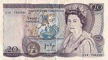 New bank of england £20 note unc twenty pound consecutive ke43 victoria cleland. Bank Of England 20 Note Wikipedia