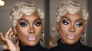 Celebrity makeup with gold dress. 23 Stunning Makeup Ideas For Black Women Stayglam