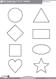 Next, students build shape recognition skills by finding and coloring only their shape in the group of shapes. Free The Shape Song 1 2 Shapes Worksheets Free Shapes Worksheet Template
