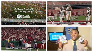 The company last released a college football video game in 2013: Ea Sports Announces Return Of Ncaa Football Video Game Rocketcitynow Com