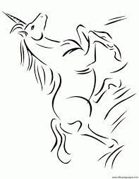 dibujo de unicornio 019 dessin a colorier licorne coloriage pingouin