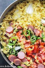 Simply slice up some smoky goodness and potatoes, add in some seasoning, and brown it all up for a cozy meal you'll want more of. One Pot Turkey Sausage And Noodles Recipe Easy Quick Dinner Idea