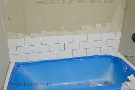 Tub surrounds and shower surrounds are easy to install and maintain. How To Tile A Tub Surround Tile Tub Surround Tub Surround Bathroom Renovation Diy