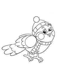 Christmas, thanksgiving, and valentines coloring sheets and pictures. Winter Bird Coloring Page 1001coloring Com