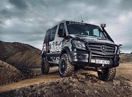 Vanlife Van Camping Vans On Instagram If You Re Looking For An Even More Aggressive Off Road Sprinter Look No 4x4 Camper Van Van Camping Sprinter Van