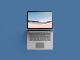 Download Free Top View Microsoft Surface Laptop Mockup Psd Good Mockups