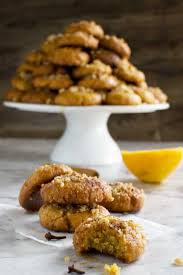 Traditionally made at christmas, these lemon knot cookies are a light and airy treat bursting with lemon flavour. Greek Christmas Honey Cookies Melomakarona Scrummy Lane