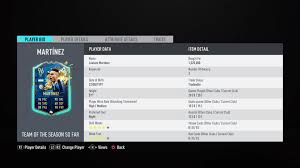 Después de varias semanas de expectativa, ya se encuentran disponibles en sobres en ultimate team los tots de la serie a de italia en fifa 21. Lautaro Martinez Fifa 20 96 Tots Rating And Price Futbin
