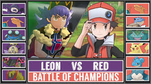 It is present in chapter 4 of leon's story. Battle Of Champions Leon Vs Red Youtube