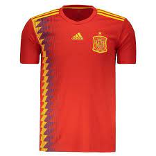 Para personalizar sua camisa, selecione a na opção o tipo de personalização nome e número. Camisa Adidas Espanha Home 2018 Futfanatics