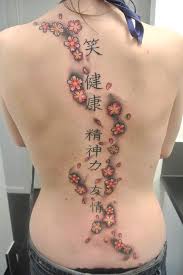 Cherry blossom tattoos have a deeper meaning than just being pretty flowers. Japanese Cherry Blossom Tattoo On Back By Lou Shaw
