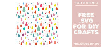 Svg cut files are a graphic type that can be scaled to use with the silhouette cameo or cricut. Rain Drop Pattern Free Svg Files World Of Printables