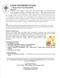 We hope this will help you in learning languages. Religious Of The Good Shepherd Rgs Catholic Archdiocese Of Kota Kinabalu