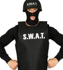 The fbi agent outfit is a disguise in hitman: Mens Police Swat Bulletproof Vest Swat Cap Hat Costume Fbi Fancy Dress Outfit Ebay