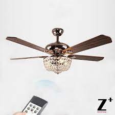 Clear crystal led ceiling fan with light. American Country Style Led Lights Fan Crystal Chandelier With Remote Control 52 Lamp Free Shipping Light Fan Chandelier With Fanfan Chandelier Aliexpress