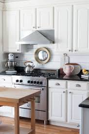 With the white kitchen cabinet, you can make other features listed. Kitchen Update Shiplap Backsplash Boston Belle