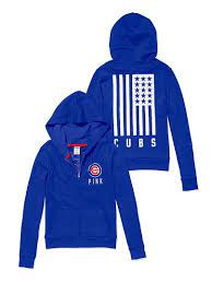 Chicago Cubs Bling Full Zip Hoodie Chicago Cubs Outfit Sports Attire Cubs Sweatshirt