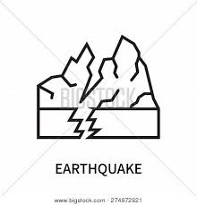 Find high quality earthquake clipart, all png clipart images with transparent backgroud can be download for free! Earthquake Icon Vector Photo Free Trial Bigstock