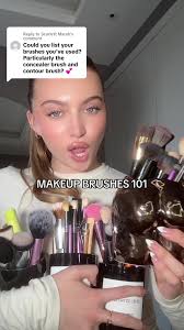 Replying to @Scarlett Marsh makeup brushes 101 ✍️✍️✍️ #makeup #makeupb...