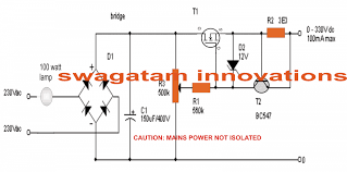 An internal clamping diode to the supply voltage protects the collector against overvoltages. 0 300v Adjustable Mosfet Transformerless Power Supply Circuit Homemade Circuit Projects