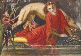 John Anster Fitzgerald 1832 1906 The Myth Of Narcissus And Echo Set Of Five Narcisse Et Echo Mythe De Narcisse Les Mythes