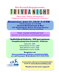 June trivia questions and answers are all about the sixth month of the year. Join Us For Trivia Night On June 27th The Second Step