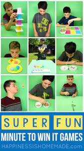 Fun All Occasion Minute To Win It Games For Kids Adults Groups Birthday Parties And More Gym Games For Kids Fun Games For Kids Minute To Win It Games