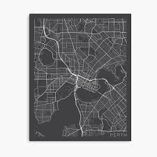 App store ist und wie sich dieser wert im lauf der zeit entwickelt hat. Perth Karte Australien Grau Poster Von Mainstreetmaps Redbubble