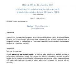 Legii 544, sa imi spuna structura organizatorica dar si numarul de angajati pentru fiecare departament in parte. Legea Liberului Acces La InformaÅ£iile De Interes Public Pe InÈ›elesul Tuturor Buletin De Carei