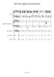 We did not find results for: See You Again By Tyler The Creator Instrumental Sheet Music For Piano Solo Musescore Com