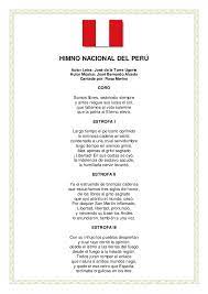Contextual translation of el himno nacional del peru en ingles letra into english. Himno Nacional Del Peru Completo