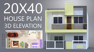 More images for home design 20 x 40 » 20x40 House Plan With 3d Elevation By Nikshail Youtube