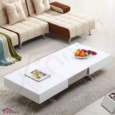 When you entertain this set quickly opens up to seat all of your guests around the table. Adjustable Coffee Dining Table Multipurpose Space Saving Anti Scratch Tempered Glass For Dining Living Room